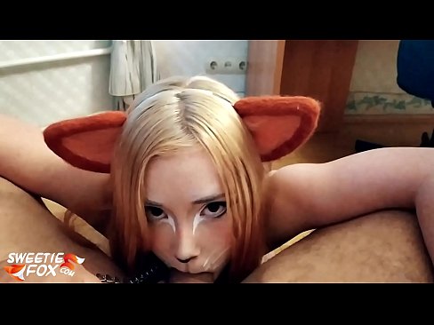 ❤️ Kitsune उसके मुंह में डिक और सह निगल घर का अश्लील हम पर ️